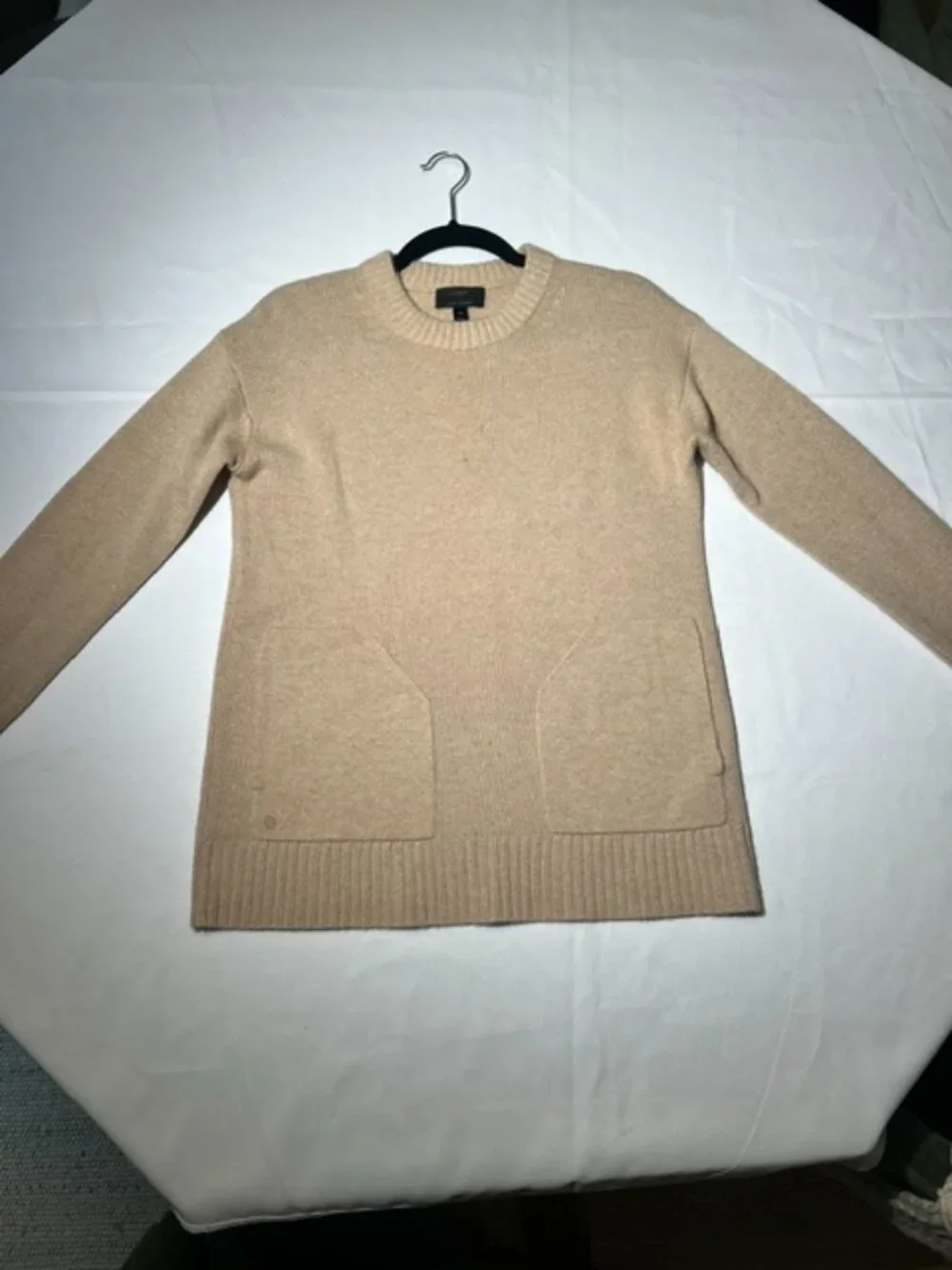 J.Crew 100% Cashmere Pullover Sweater - Patch Pockets